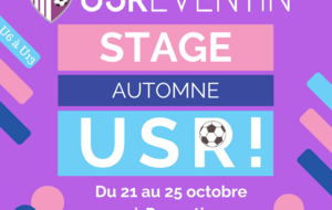 Les inscriptions au stage d'automne (U6 À U13) sont ouvertes !