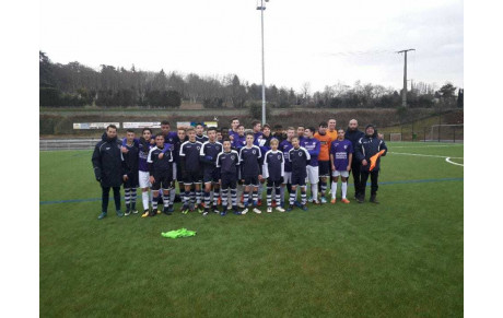 U17 : Les violets se sont frottés aux U15 Ligue de Davezieux