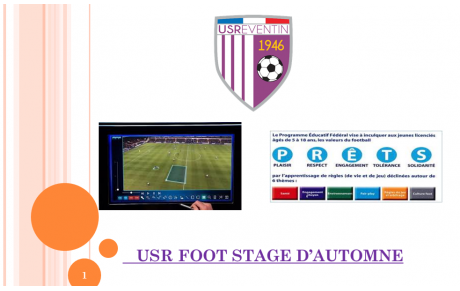 Les inscriptions au stage d'Automne 2018 sont lancées (U12 à U17) !