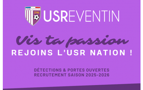 Saison 25-26 : Vis ta passion, rejoins l’USR Nation !