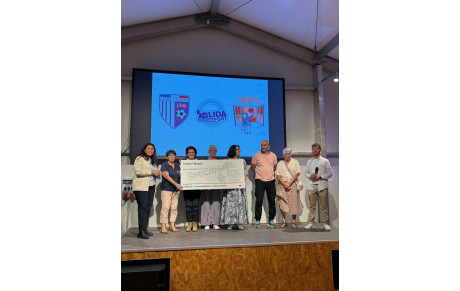 Solida'Foot : un chèque record de 38 000€ remis à l'APPEL !